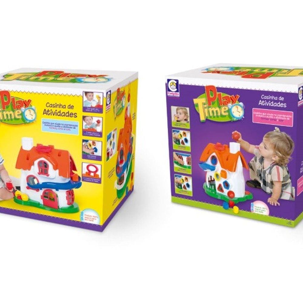 Casinha de Atividades Divertida Play Time Cotiplas 1998