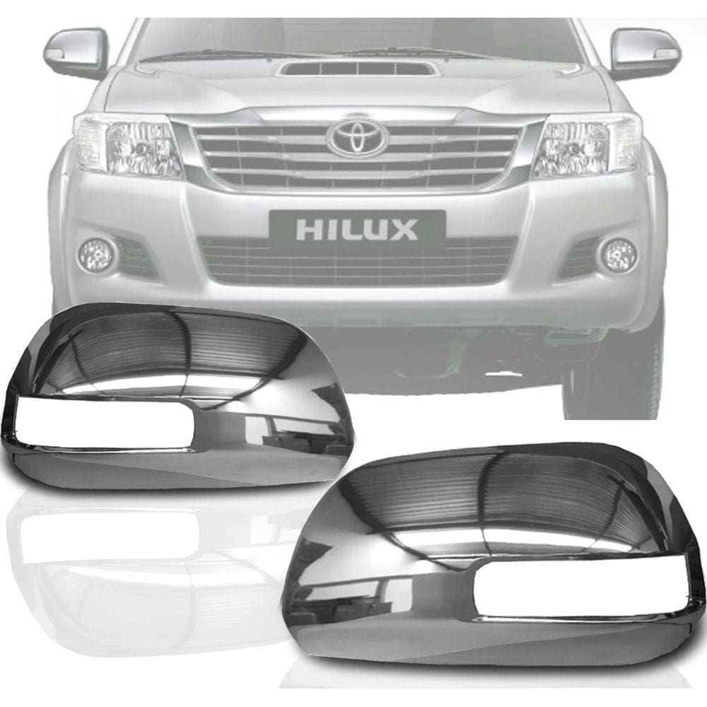 Capa Retrovisor Toyota Hilux Sw4 2012 2013 2014 2015 Cromado