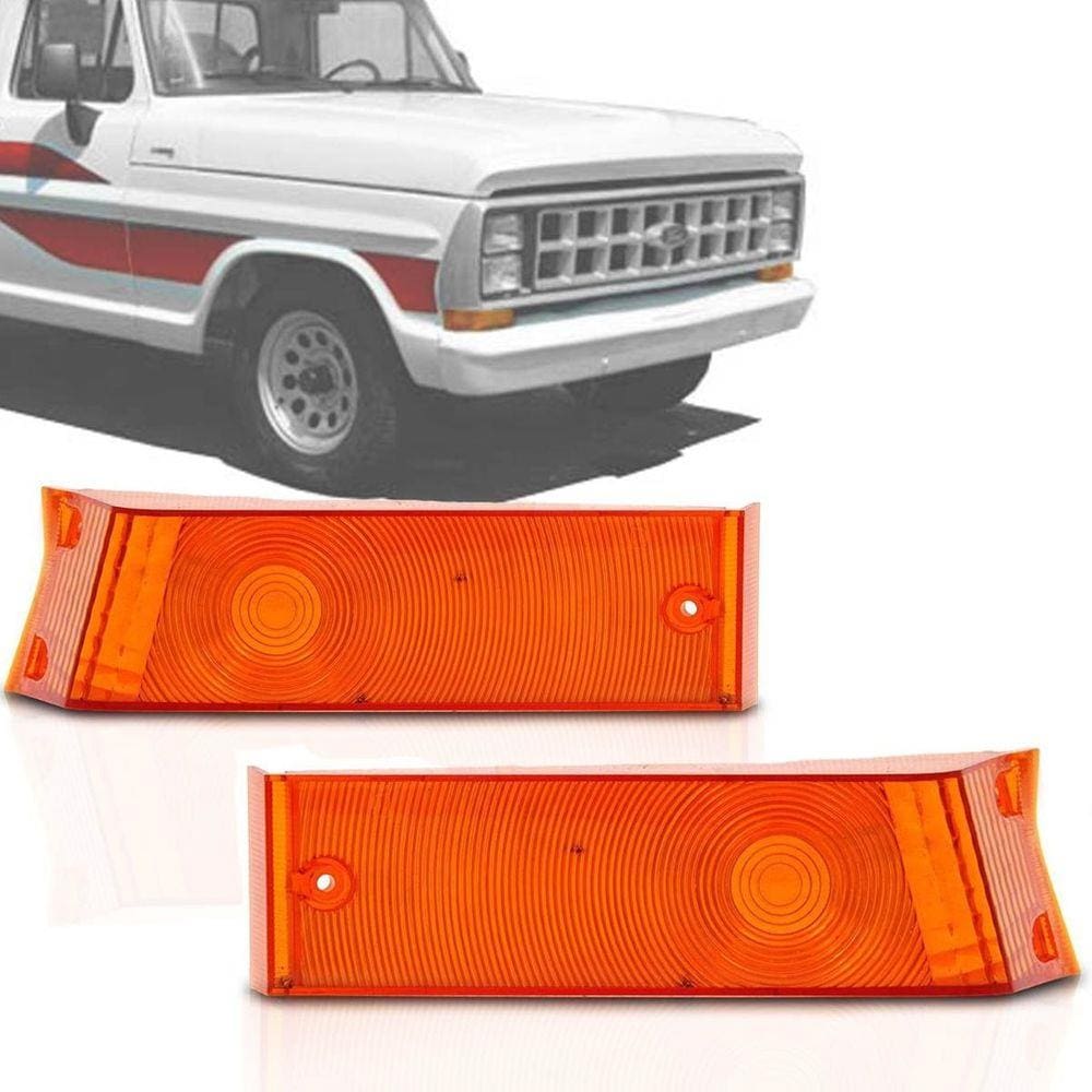 Lente Pisca Dianteira F1000 F4000 84 85 86 87 88 91 92 Ambar