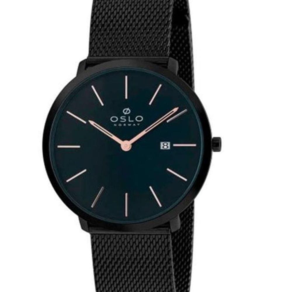 Relógio Oslo Masculino - Ompsss9U0001 P1Px - Preta