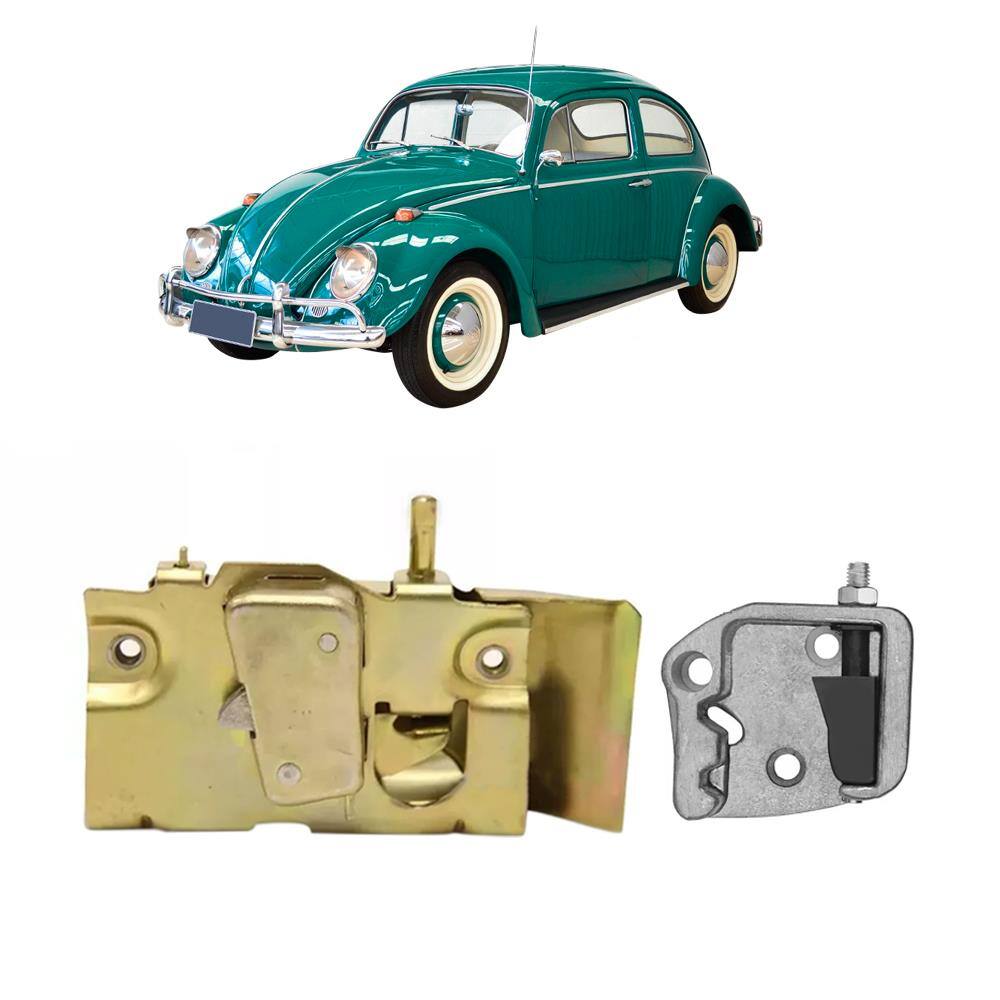 Kit Fechadura Batente Porta Fusca 1959 A 1977 Karmann Ghia