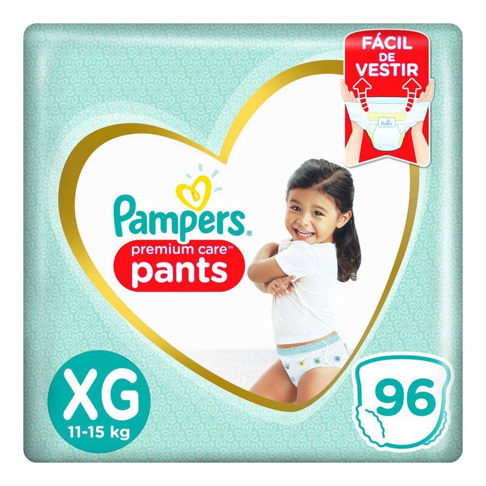 Fralda Pampers Premium Care Tamanho XG 96 Fraldas Descartáveis