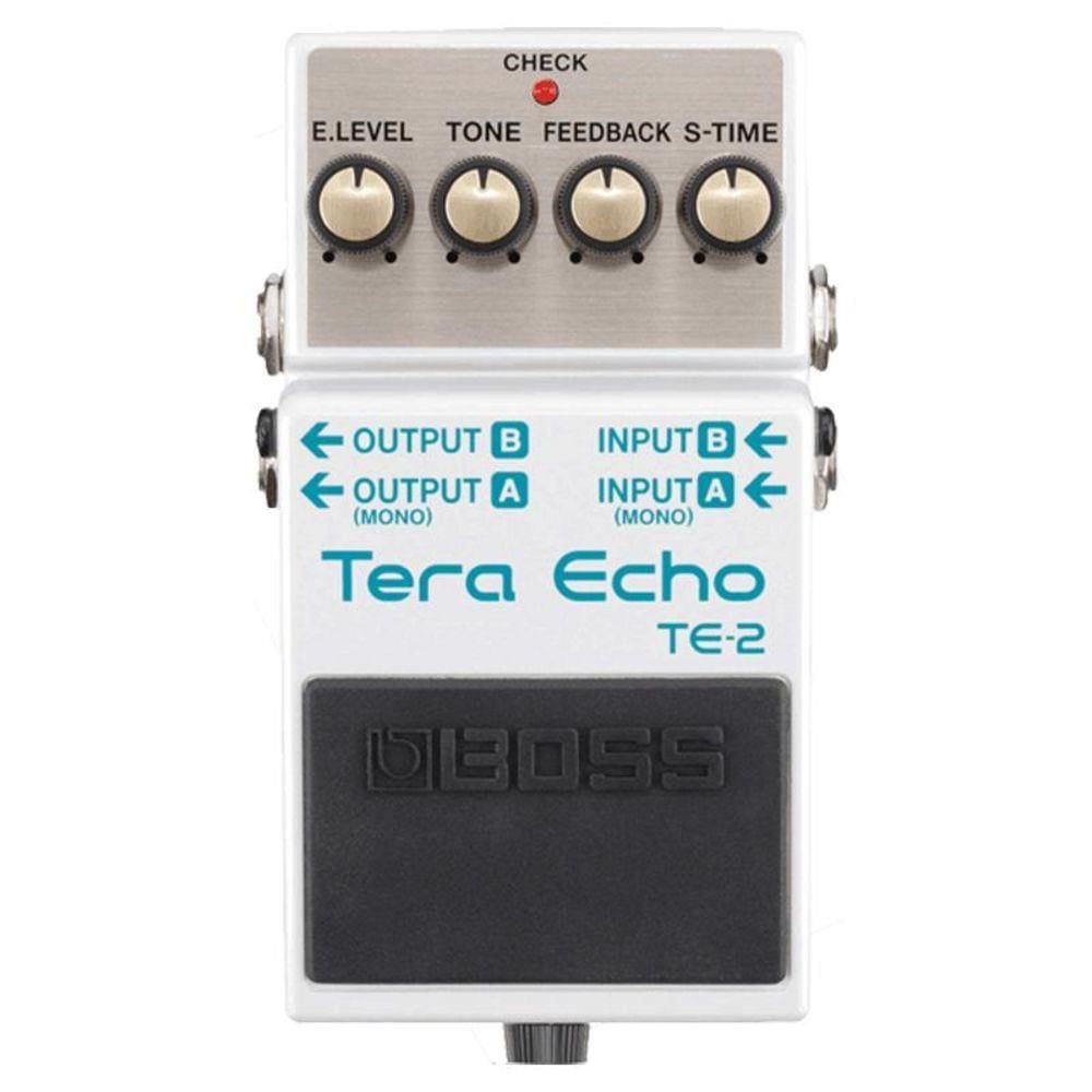 Pedal Boss Te2 Tera Echo Efeito De Ambiência Stéreo Te-2