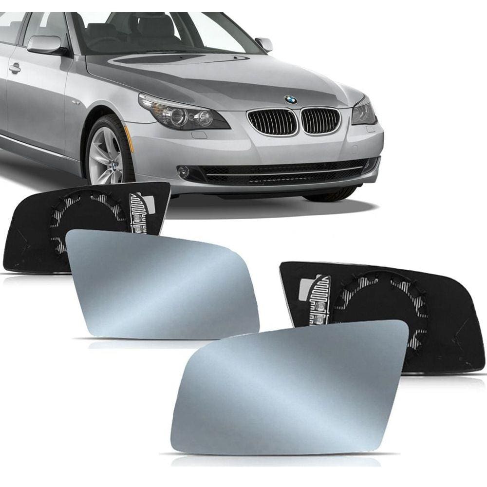 Par Lente Retrovisor C/ Base Bmw Serie 5 04 05 06 08 09 10