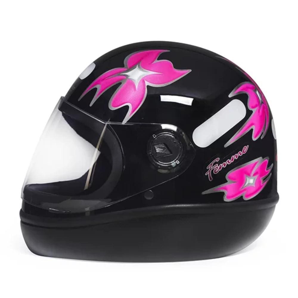 Capacete San Marino Fórmula 1 Femme Moto Flor Integral