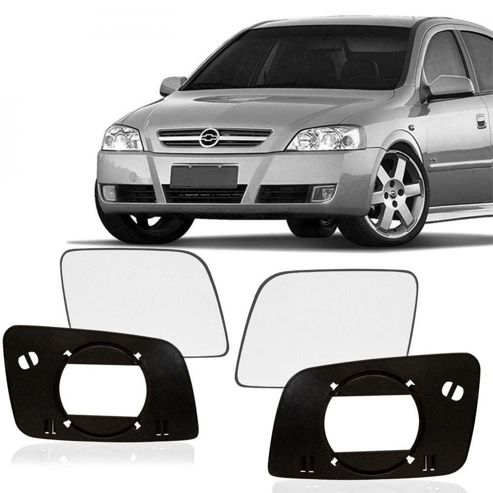 Lente Espelho C/ Base Retrovisor Astra 99 00 01 02 03