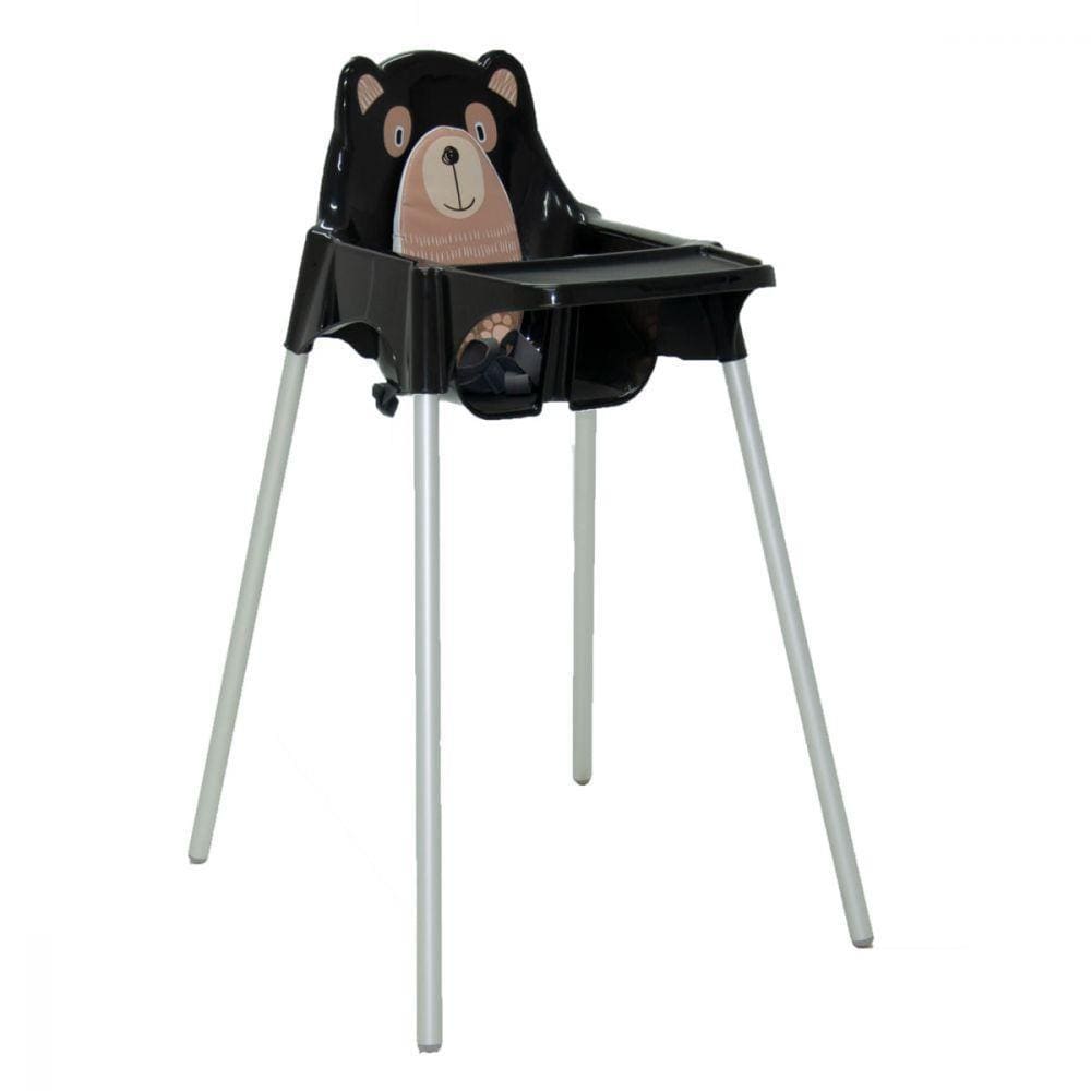 Cadeira Para Refeição Infantil Tramontina Teddy Preto