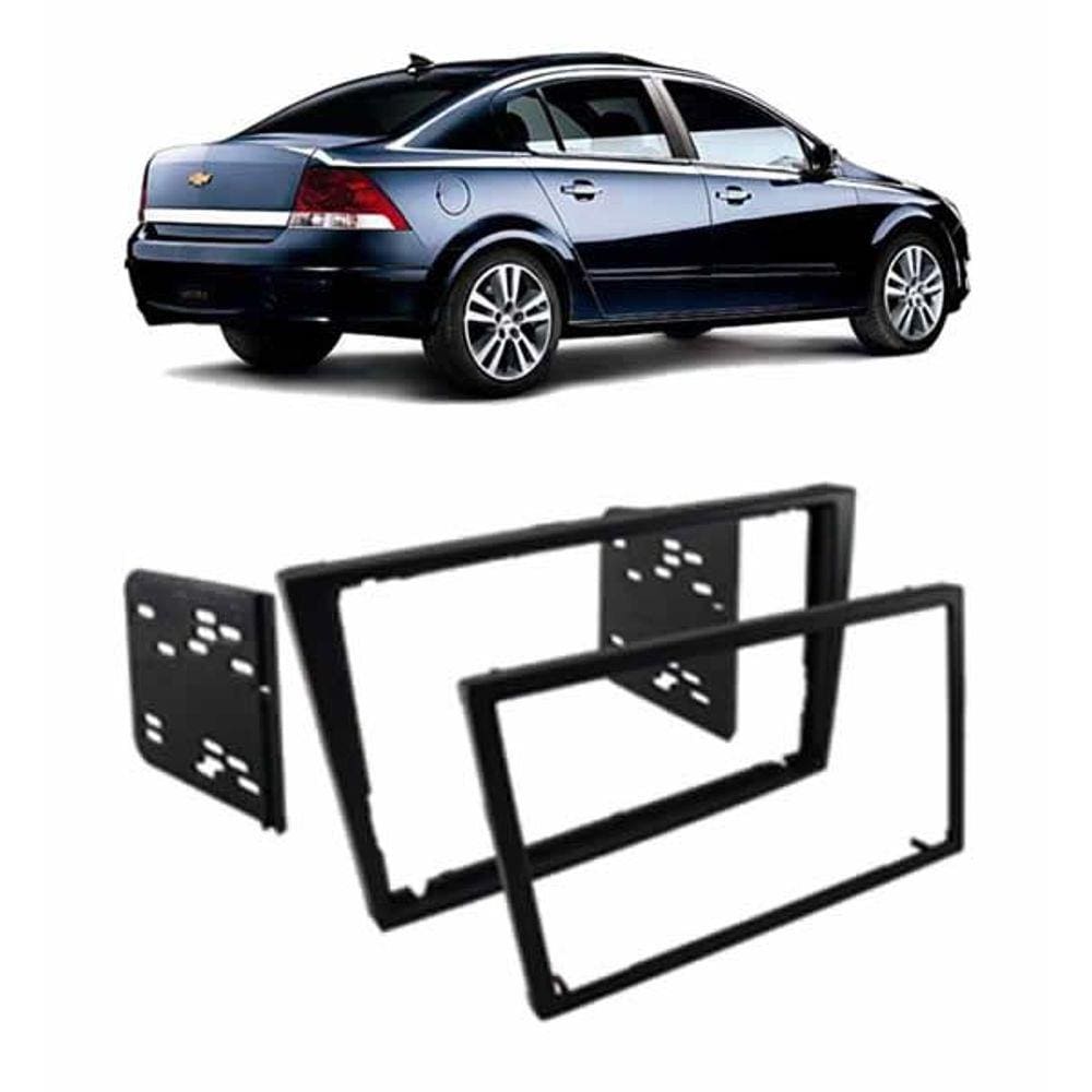 Moldura Painel 2 Din Gm Vectra 2006 2007 2008 2009 2010 2011 2012