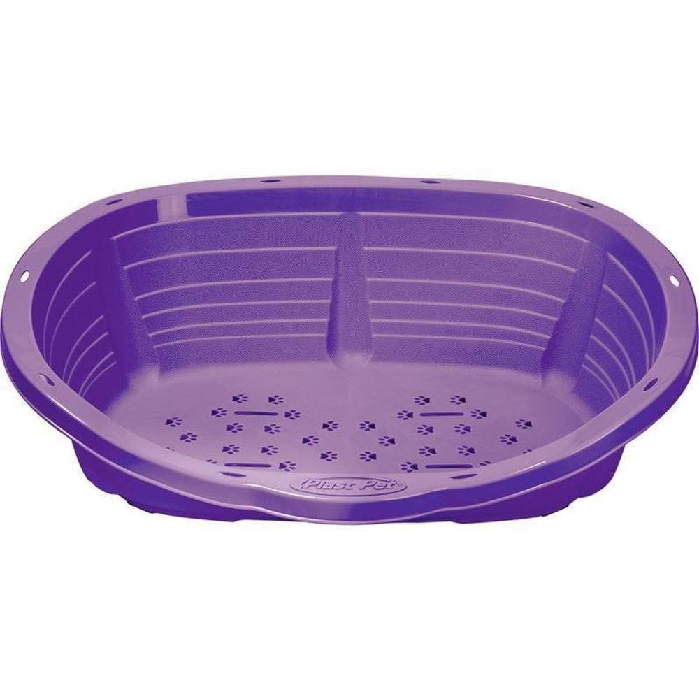Cama Plástica Para Cães E Gatos Pet Lola Plast Pet Roxo Nº2