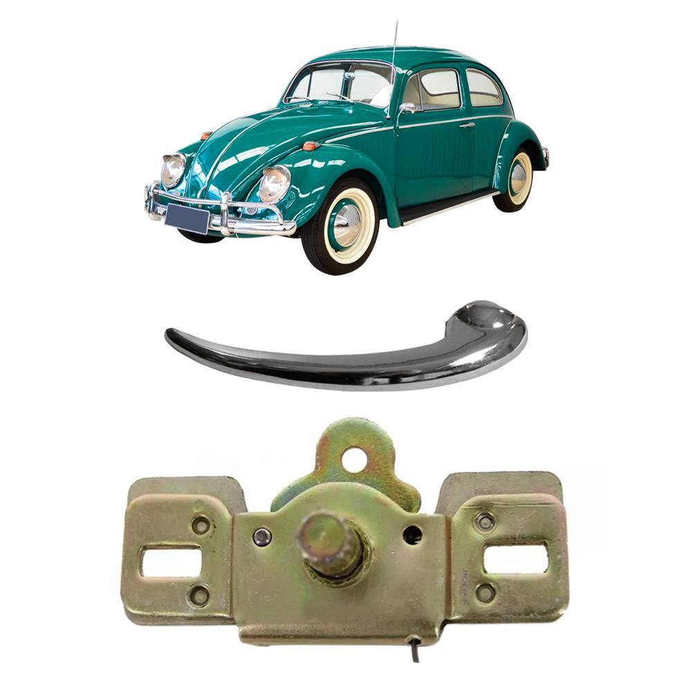 Kit Maçaneta Interna Fechadura Comando Porta Fusca 1959 A 77