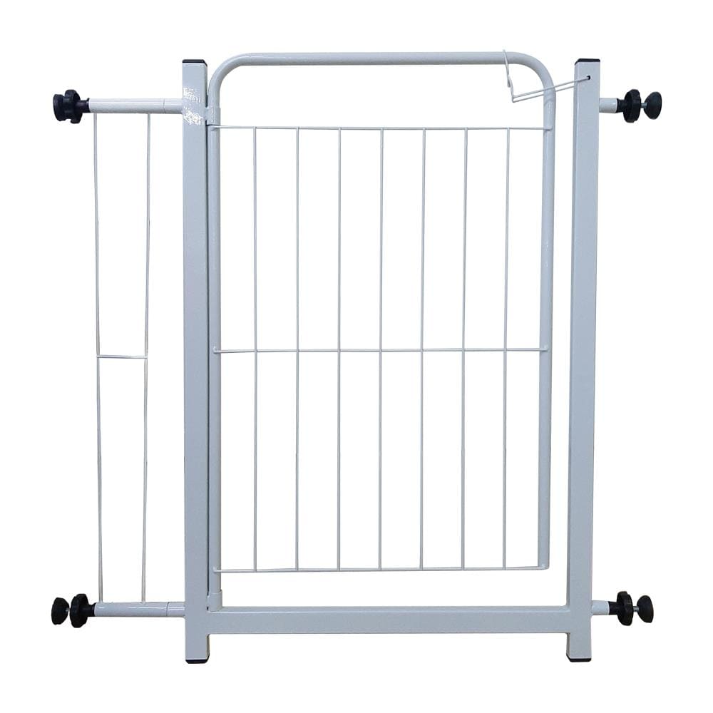 Portão De Proteção Para Cães Com Extensor 69x5x81cm Branco