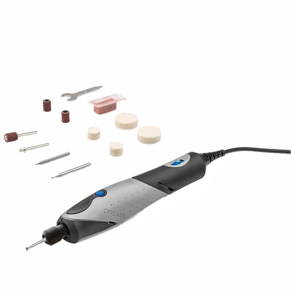 Micro Retifica Dremel Stylo + com 11 Acessórios Bivolt