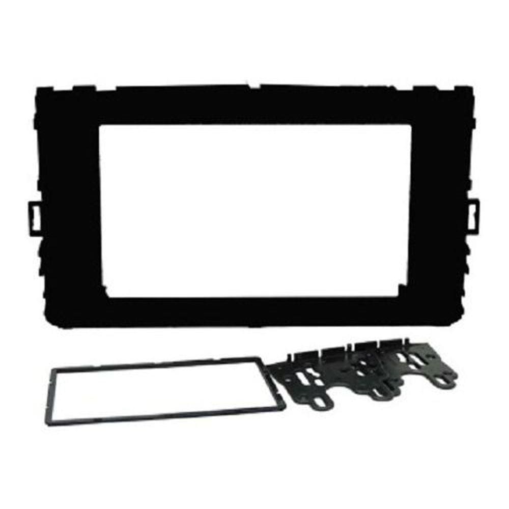 Moldura Painel 2din Vw Polo Virtus T-cross Black Piano