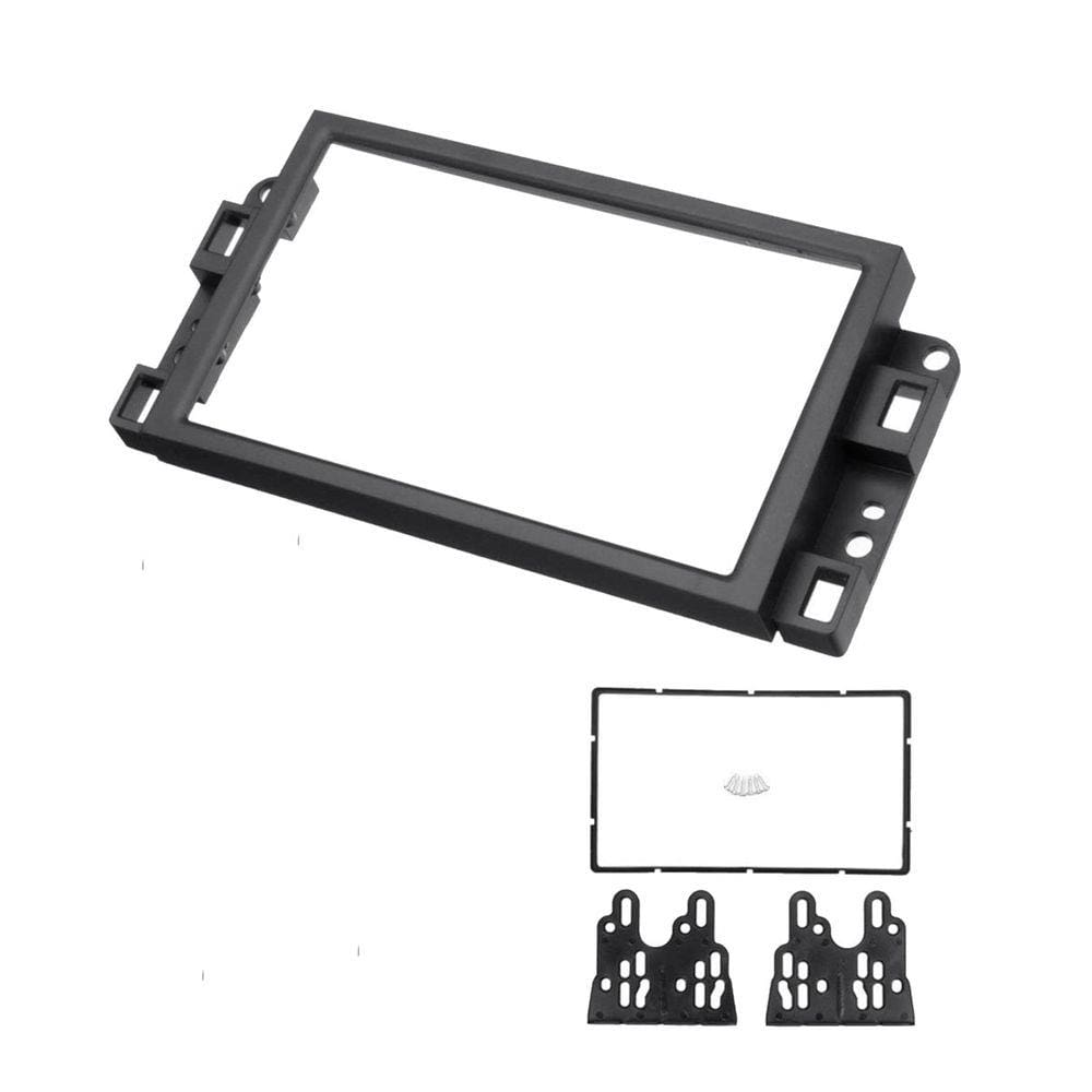Moldura Painel Dvd 2din Multimidia Captiva 08 A 13 - Grafite