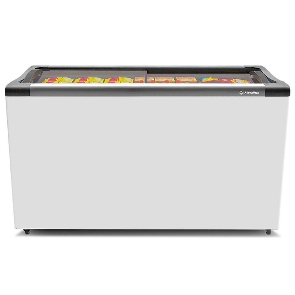Expositor Horizontal 1 Porta Metalfrio 388L Branco NF40 - 110V