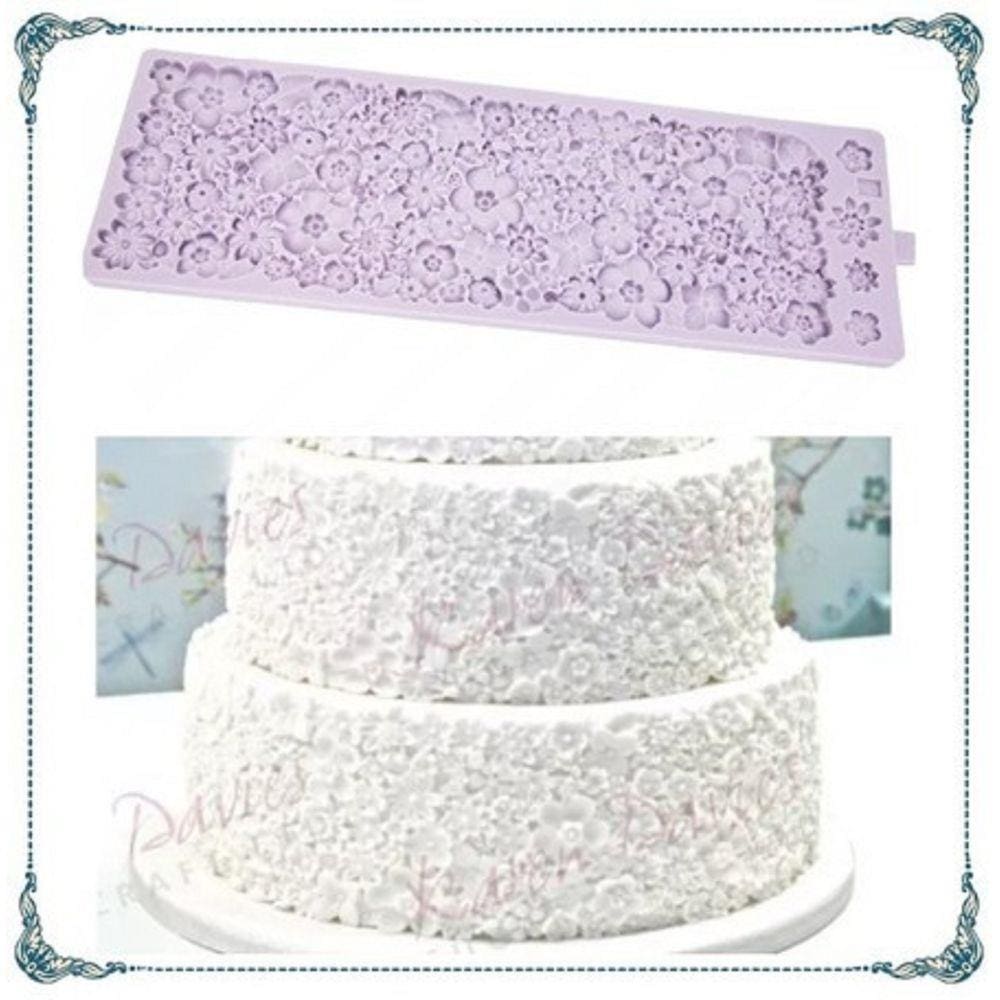 Molde De Silicone Acabamento Flor