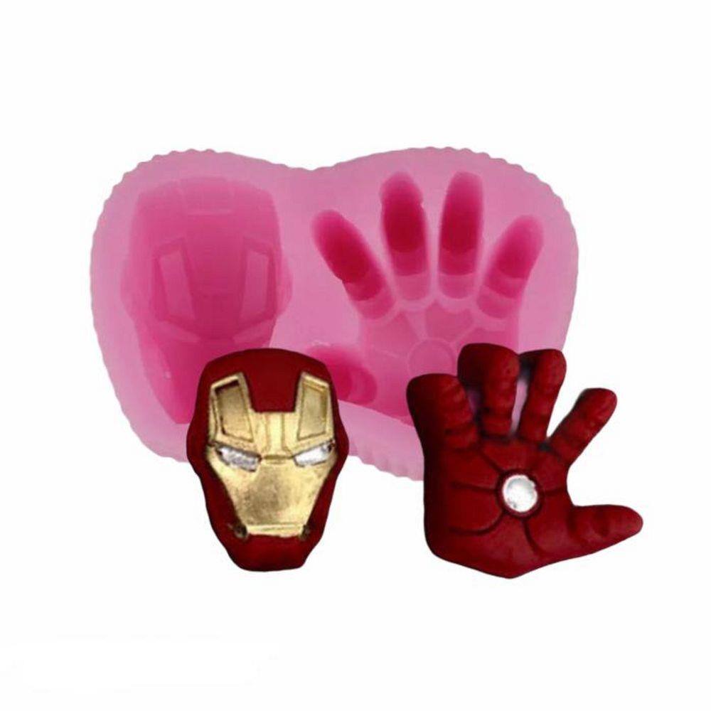 Molde De Silicone Homem De Ferro 3D