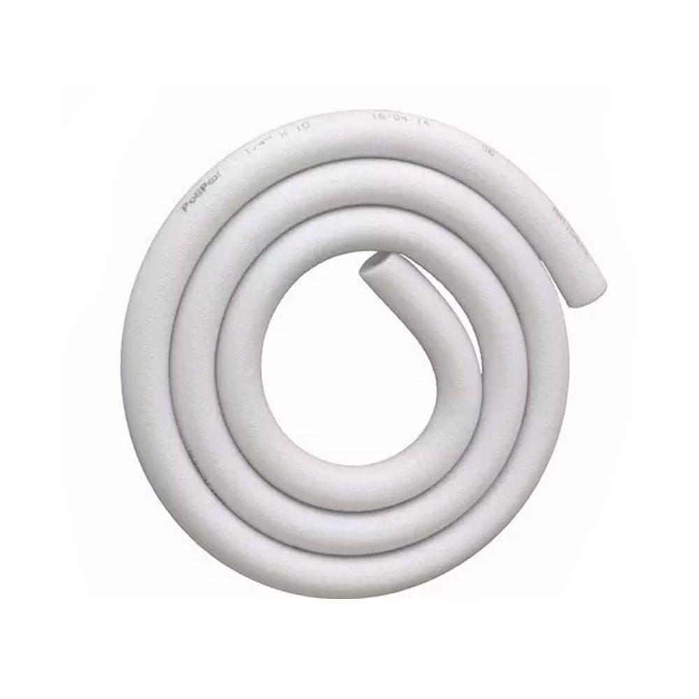 Tubo Isolante Esponjoso Vix Blindado Branco 1/4