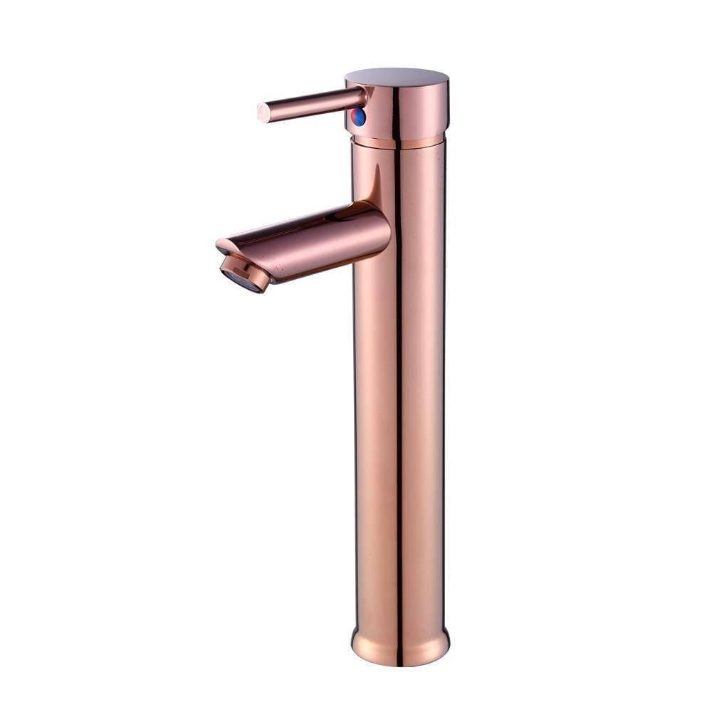 Torneira para Banheiro Prizi Misturador Monocomando Rose - KE-7098 Alta