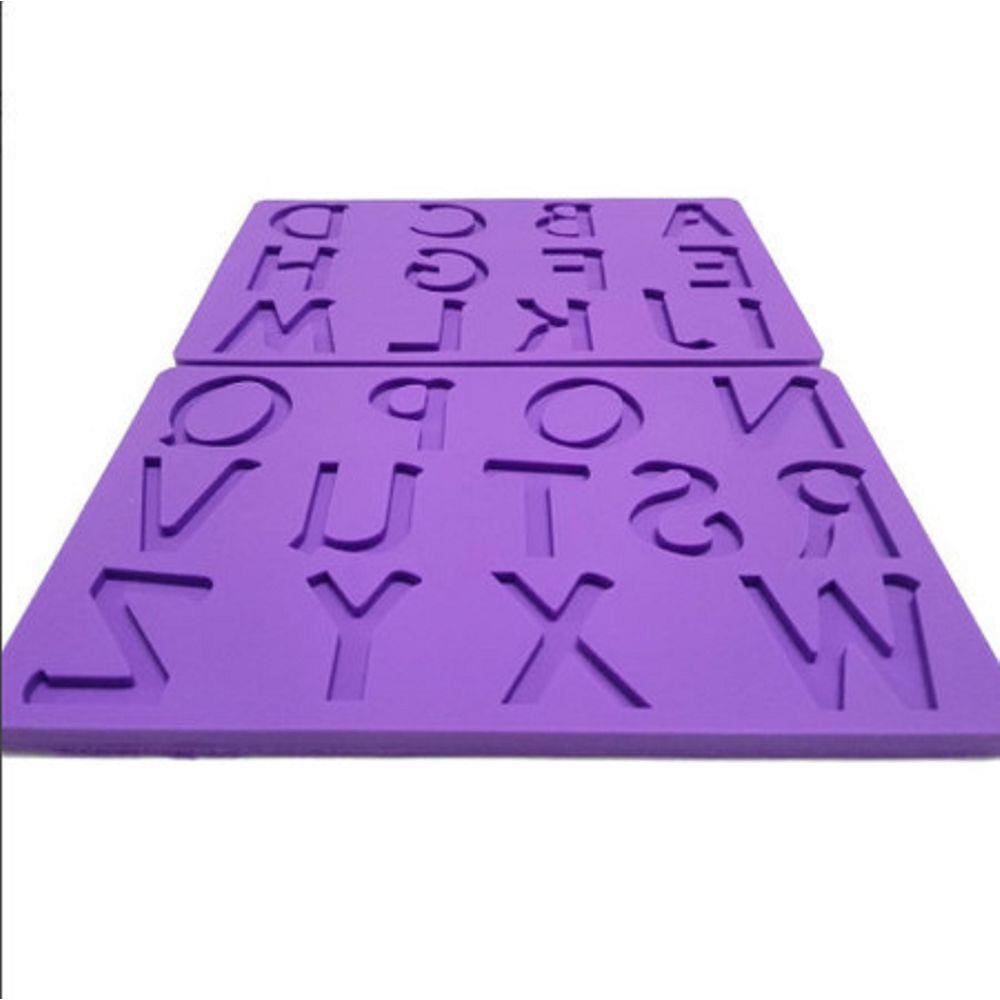Molde De Silicone Alfabeto Maiúsculo Grande