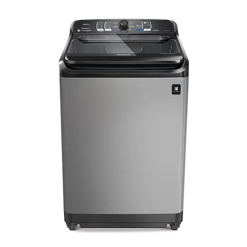 imagem-Máquina de Lavar Roupas 12Kg, Panasonic, NA-F120B1TA, Cesto Inox, Titânio - 110V