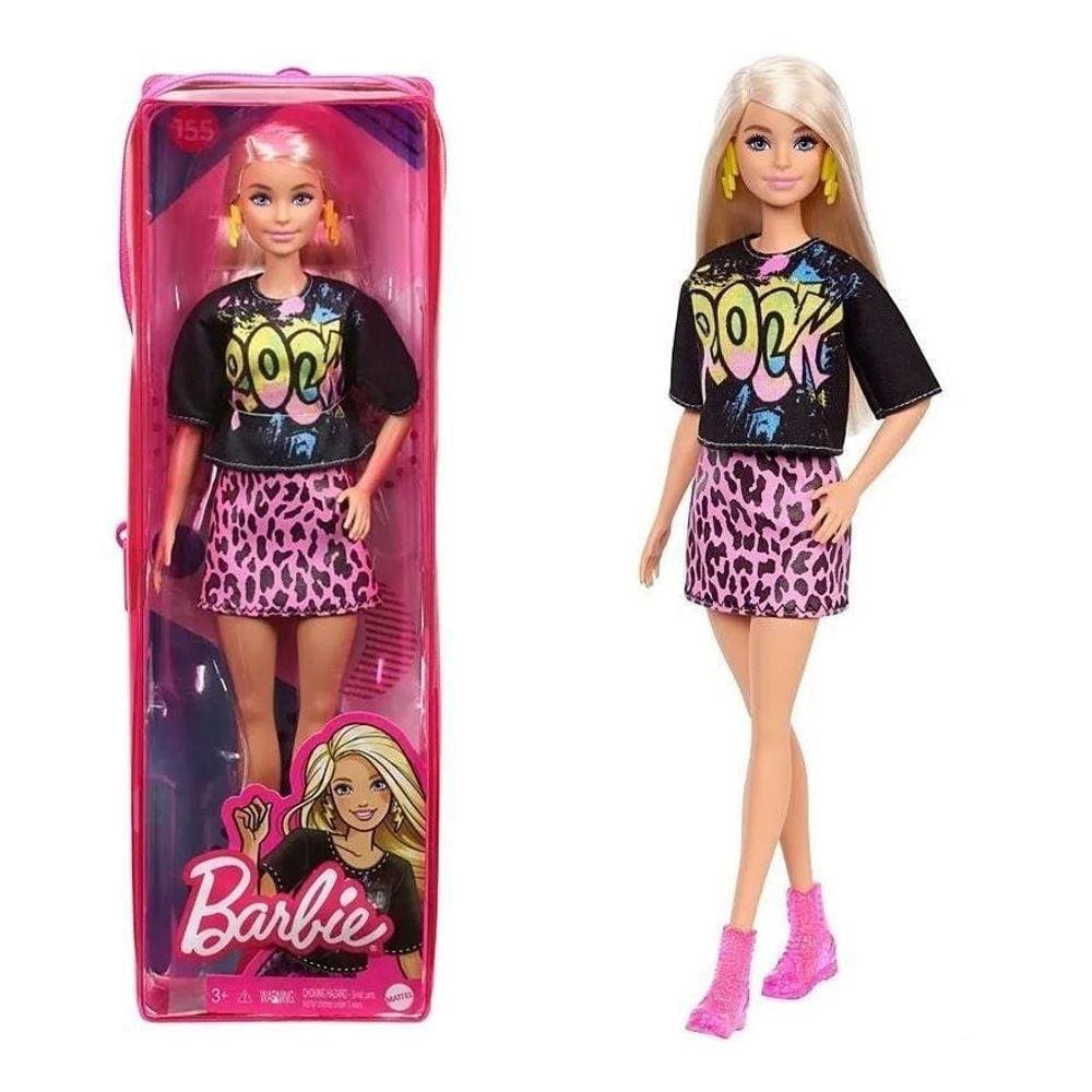 Boneca Barbie Fashionista Rock 155 Grb47 Mattel