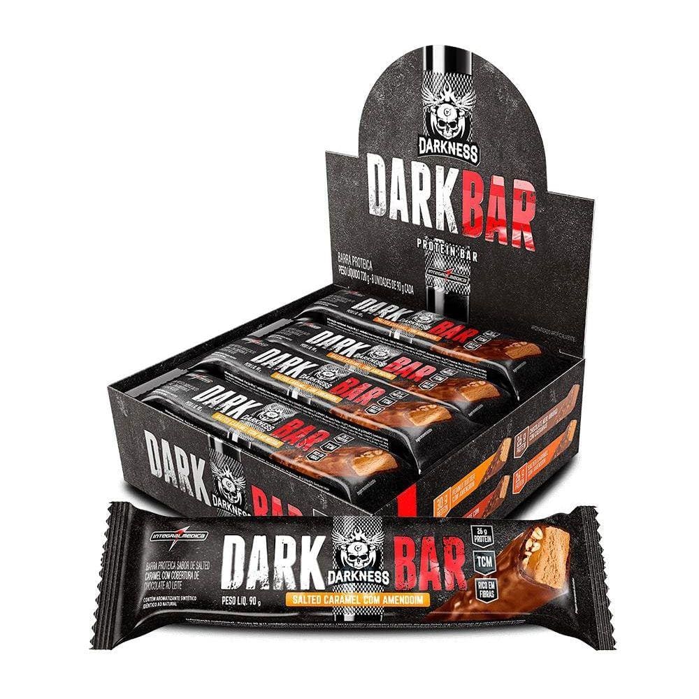 Dark bar cx com 8 unidades 90g cada  sabor cookies & cream