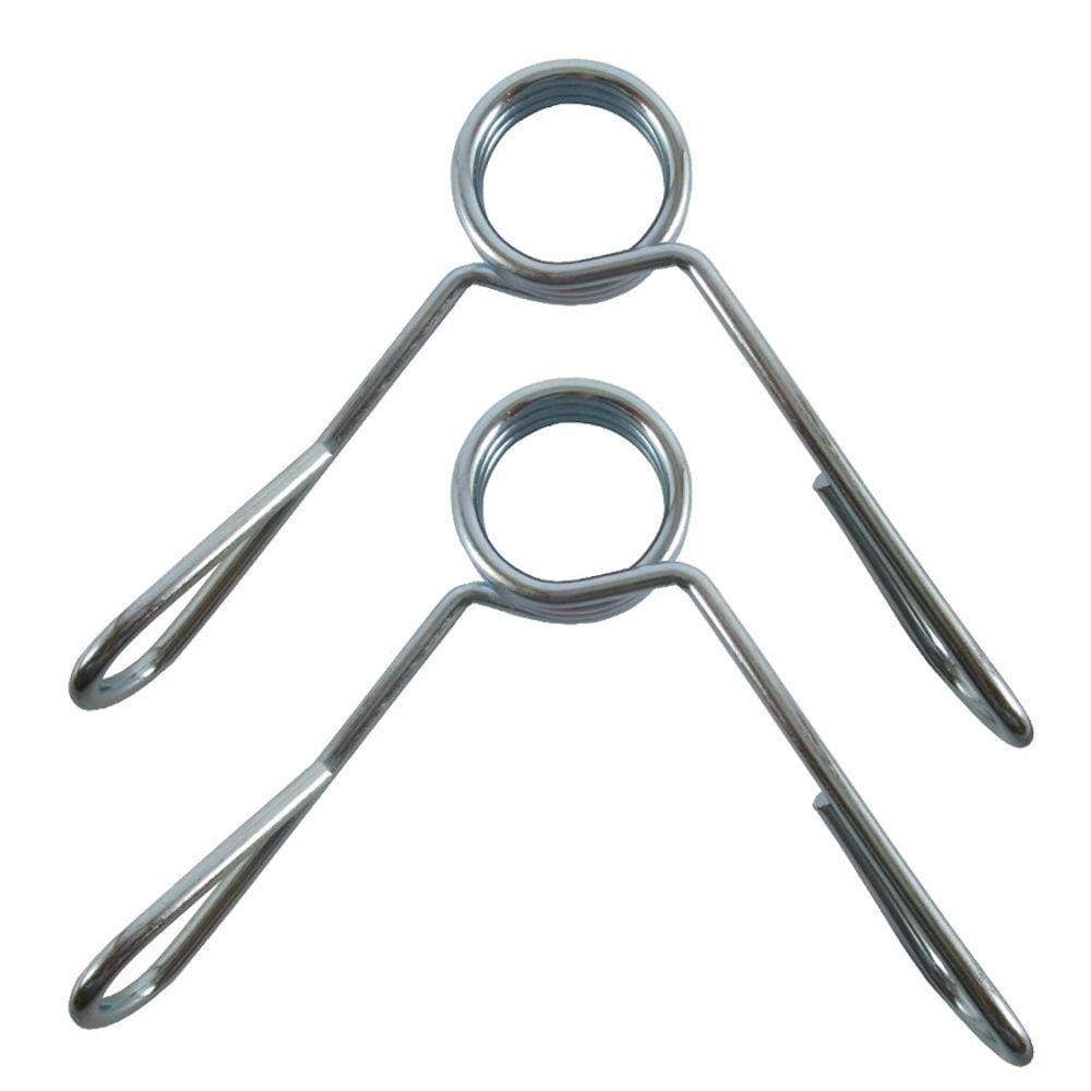 Presilha para barra musculação 3 voltas profissional - par