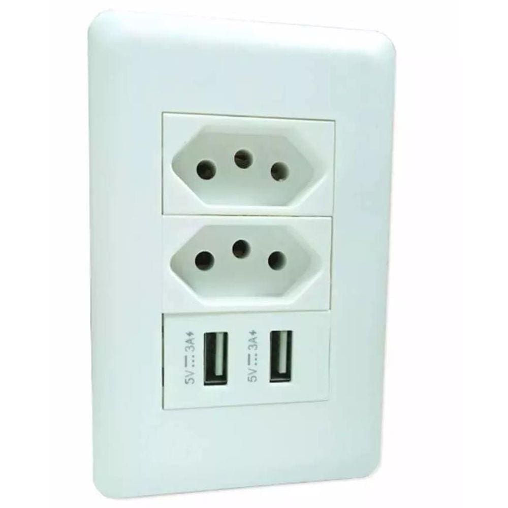 Tomada com usb