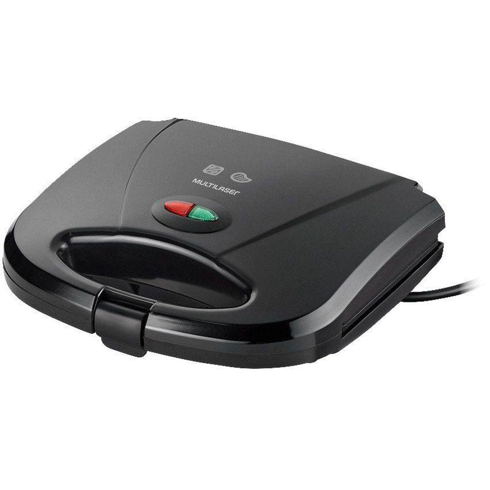 Grill E Sanduicheira Elétrica 110v Antiaderente Multilaser
