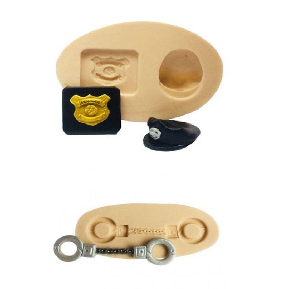 Molde De Silicone Acessórios Policial