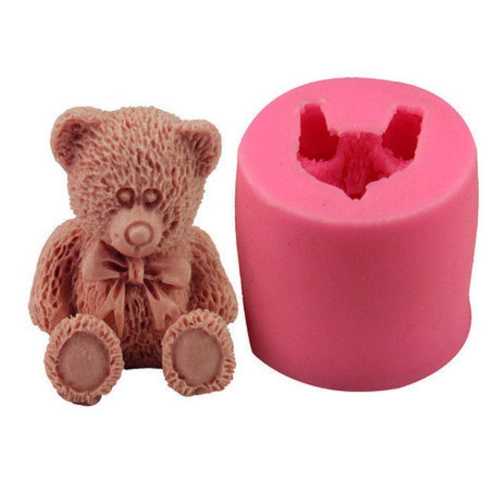 Molde De Silicone Urso 3D