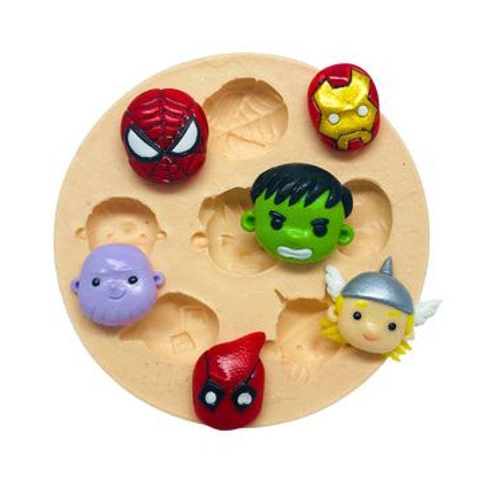Molde De Silicone Os Vingadores Baby