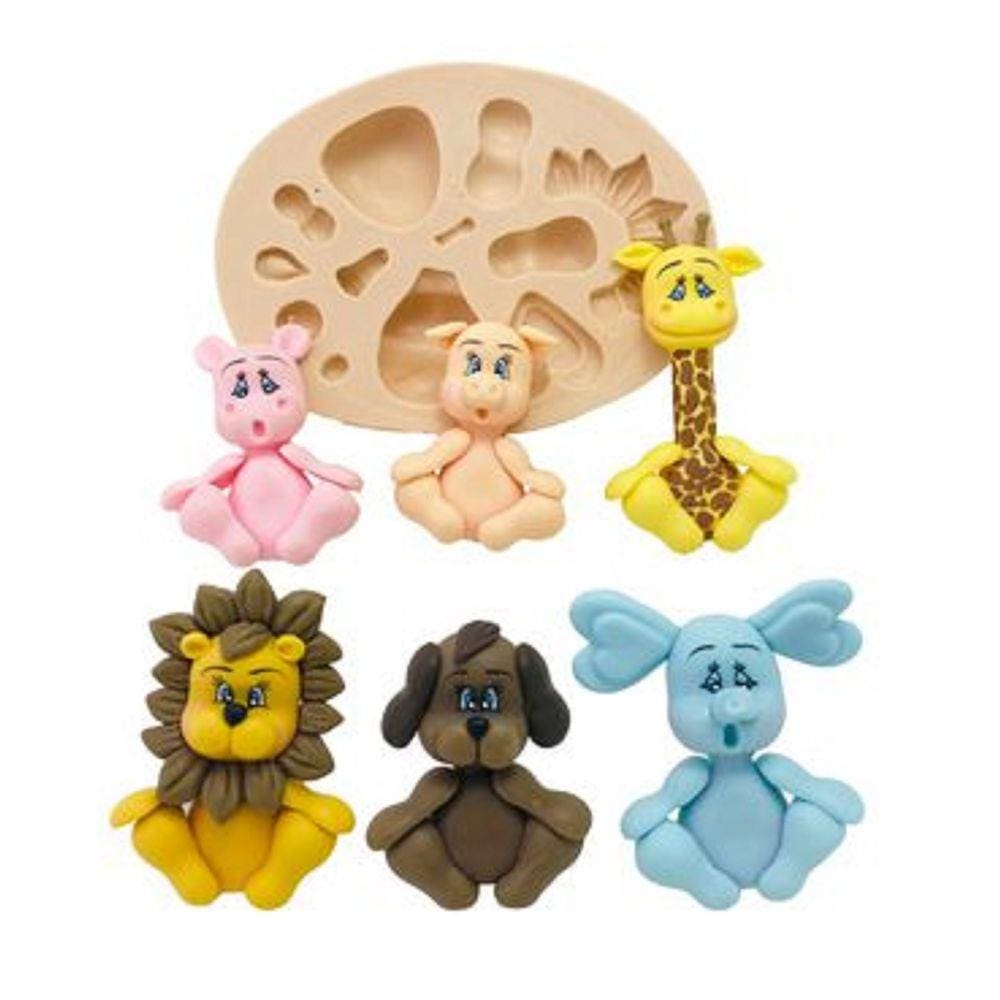 Molde De Silicone Animais