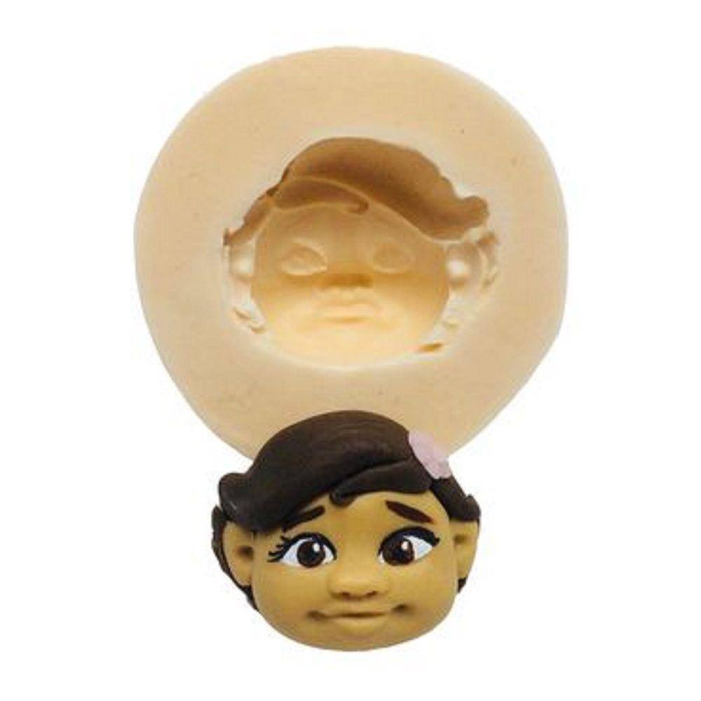 Molde De Silicone Rosto Moana Baby