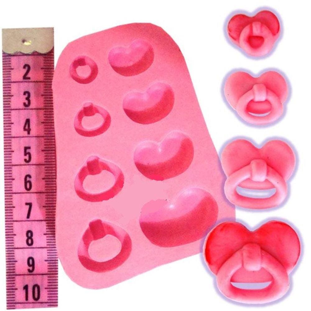 Molde De Silicone Chá De Bebê, Chupeta