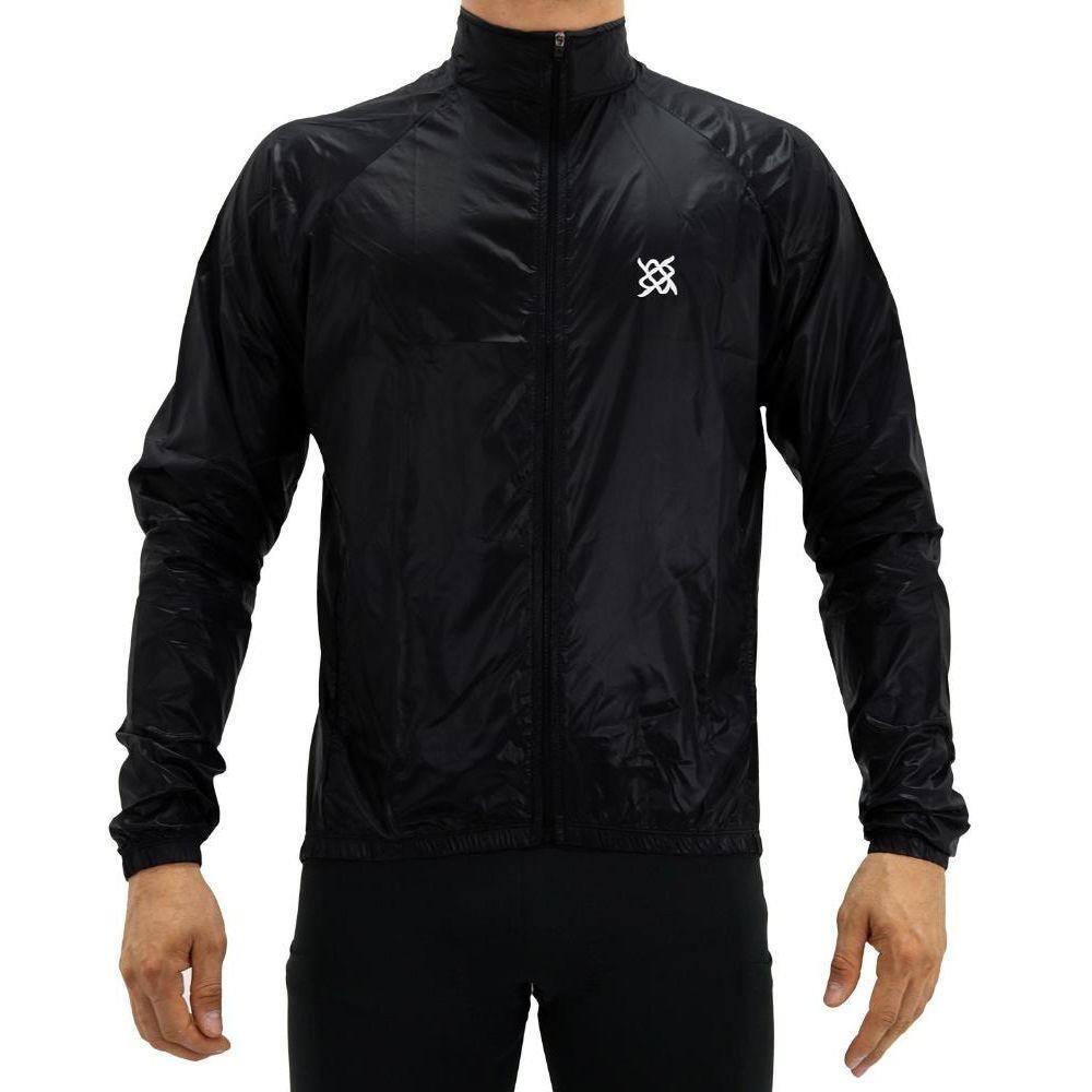 Jaqueta Corta Vento para Corrida e Bike HUPI All Black