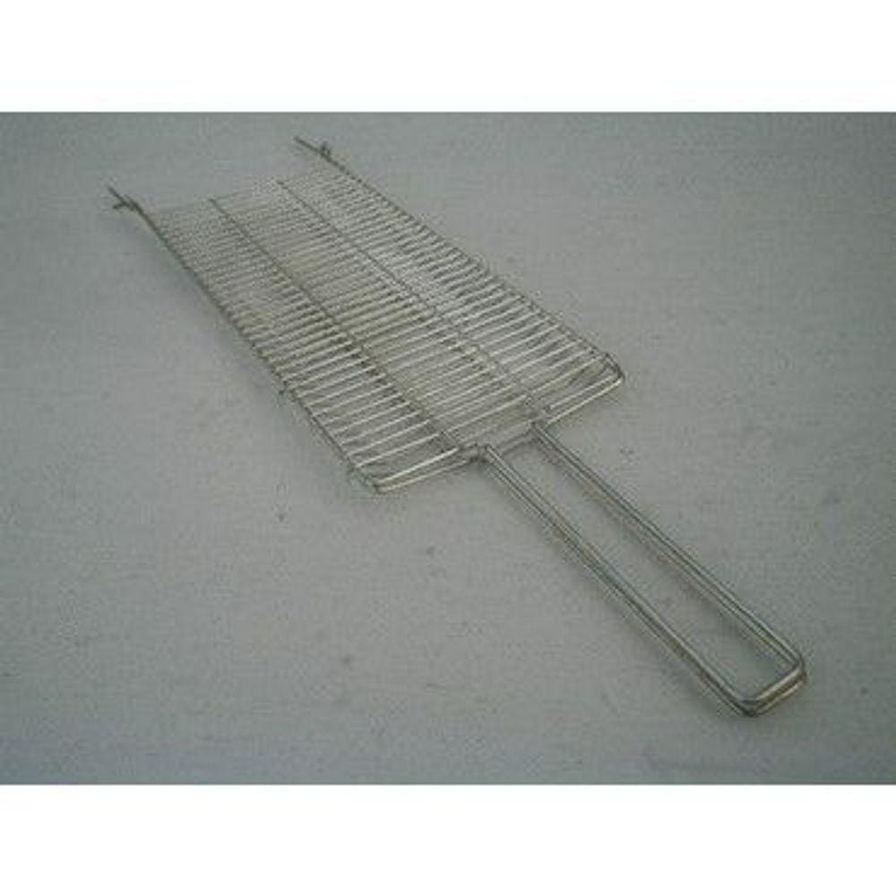 Grelha para coração cromada 19X41CM