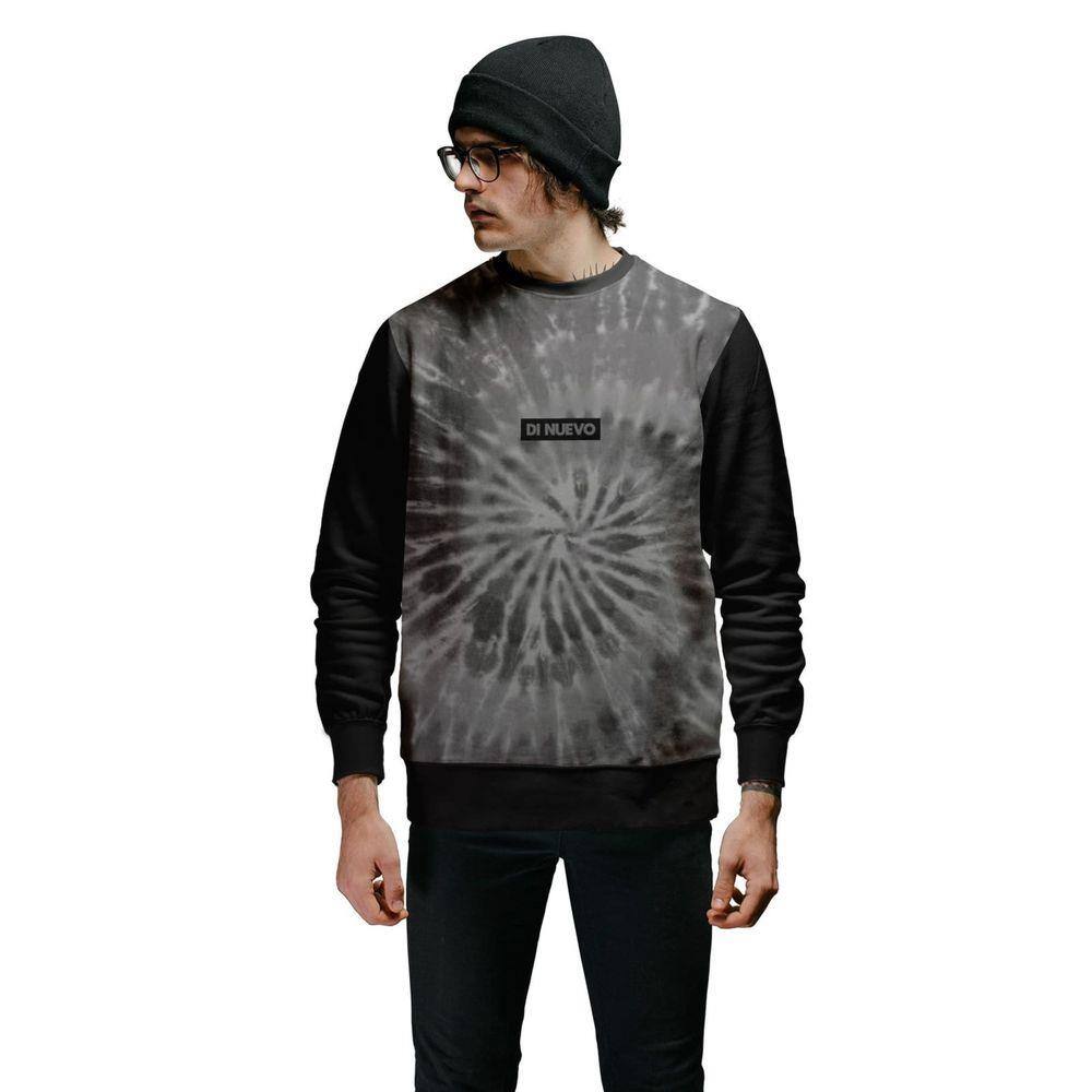 moletom com capuz tie dye black