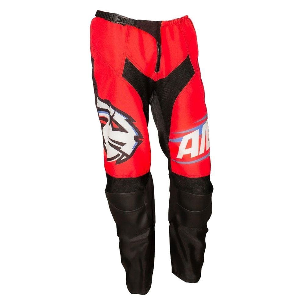 Calça Amx Prime Vermelho Preto Trilha Motocross