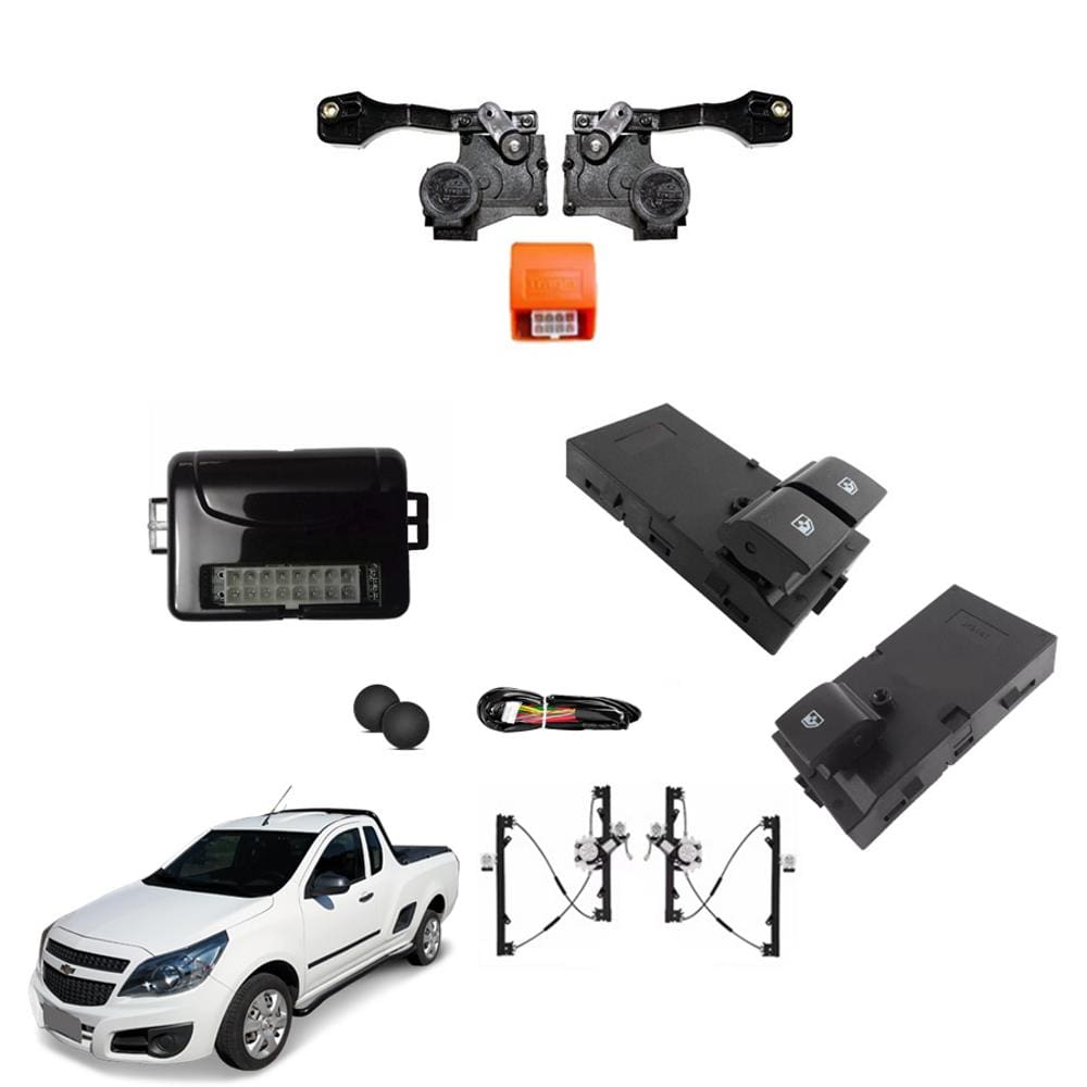 Kit de Vidro Elétrico para Montana 2018 a 202 E Travas Elétricas da Tragial