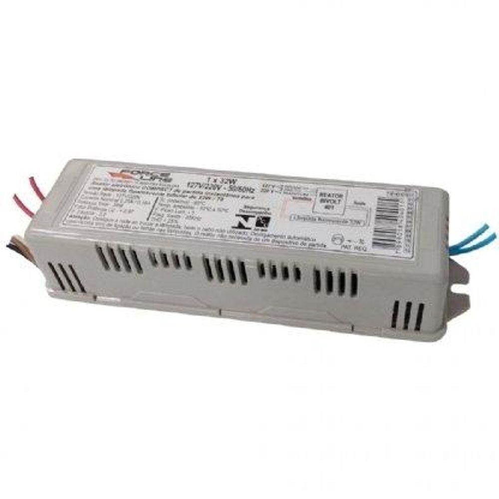 Reator Eletrônico 1 Lâmpada Tubular 32w Force Line