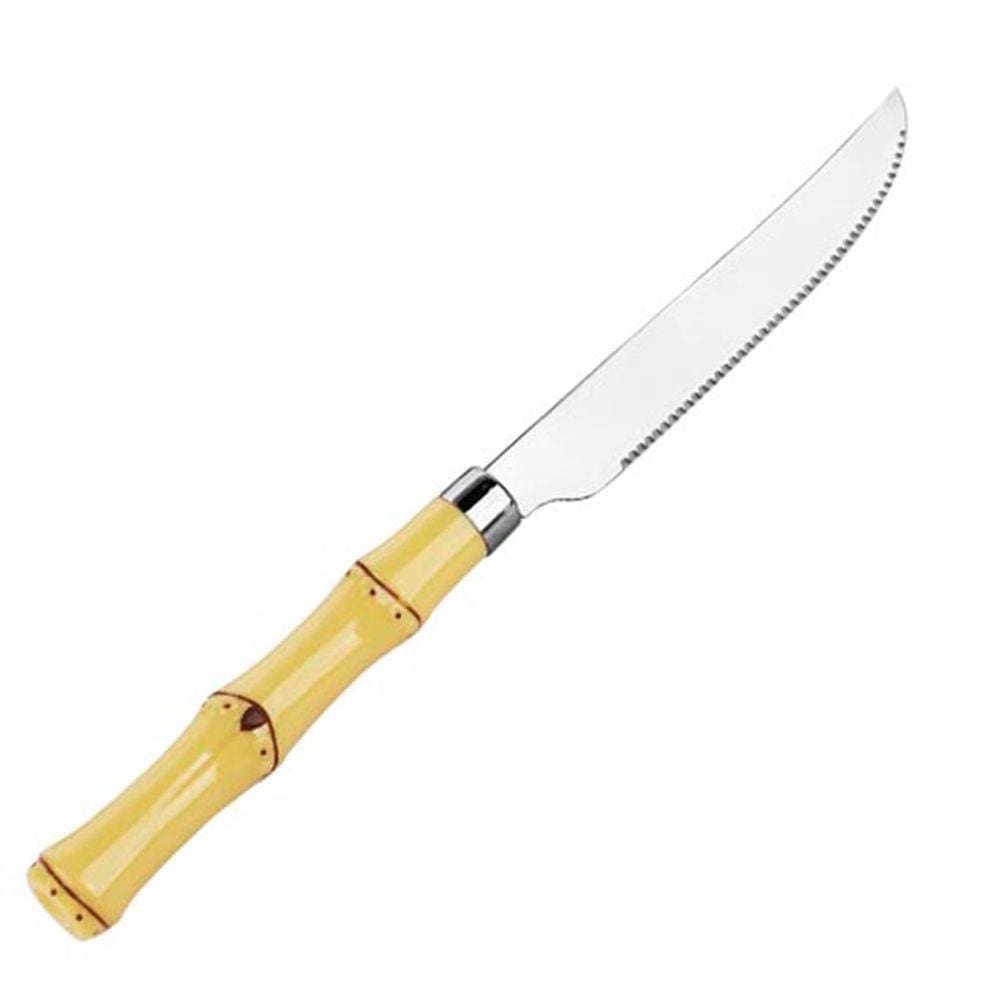 Faca Churrasco Bambu Premium 6 Peças