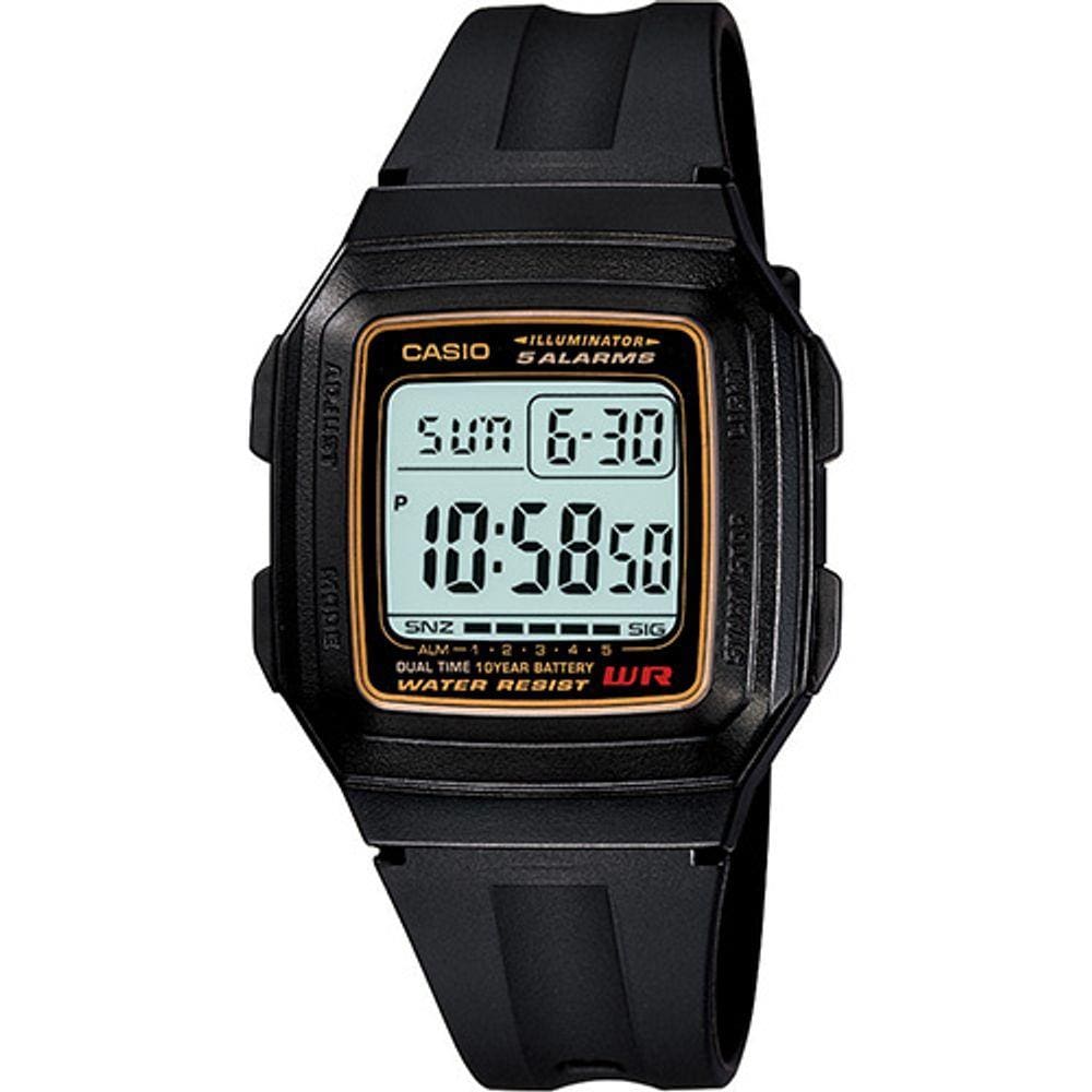 Relógio Casio Masculino Digital Standard F-201WA-9ADF