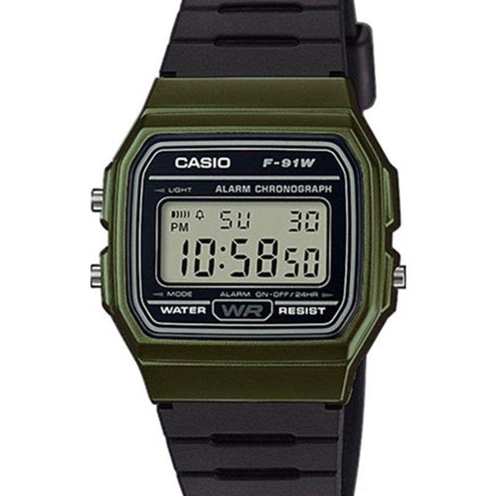 Relógio Casio Unissex Digital Vintage F-91WM-3ADF