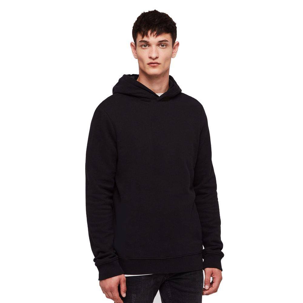 black white split moletom com capuz