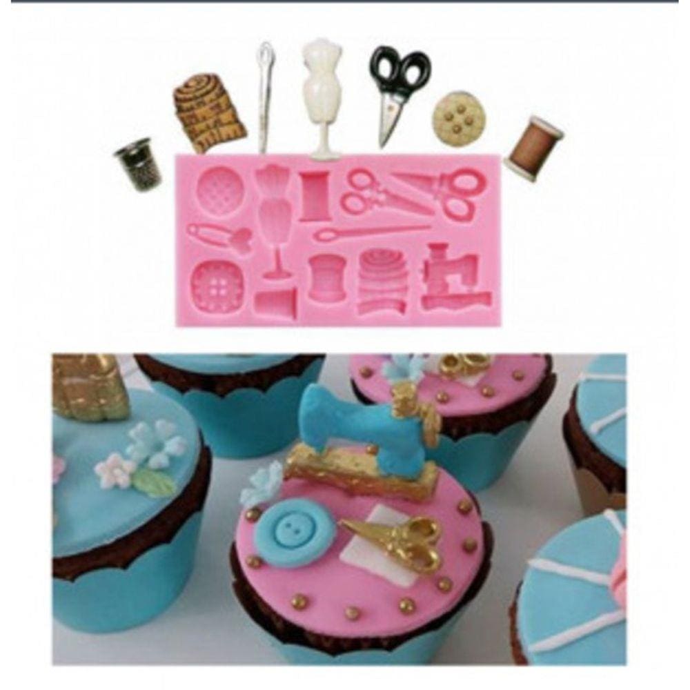 Molde De Silicone Kit Costura