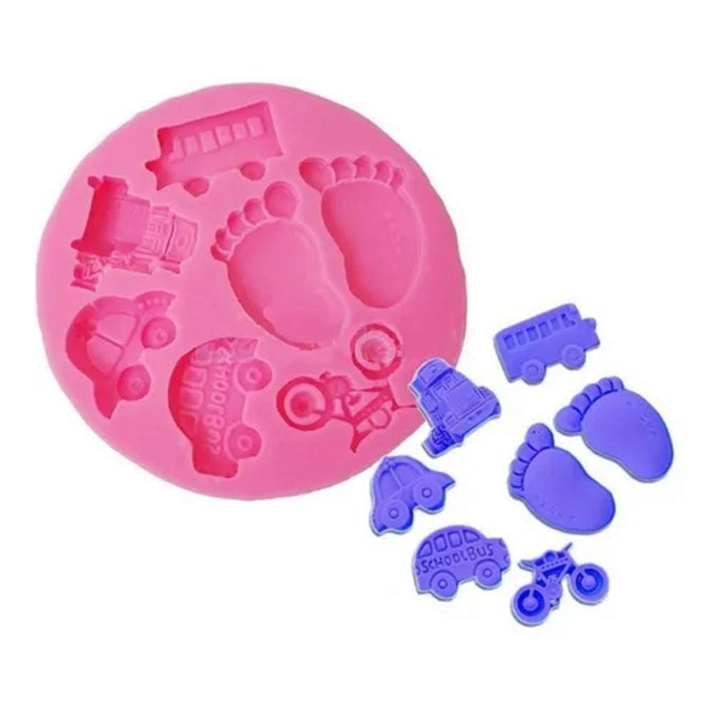 Molde De Silicone Chá De Bebê