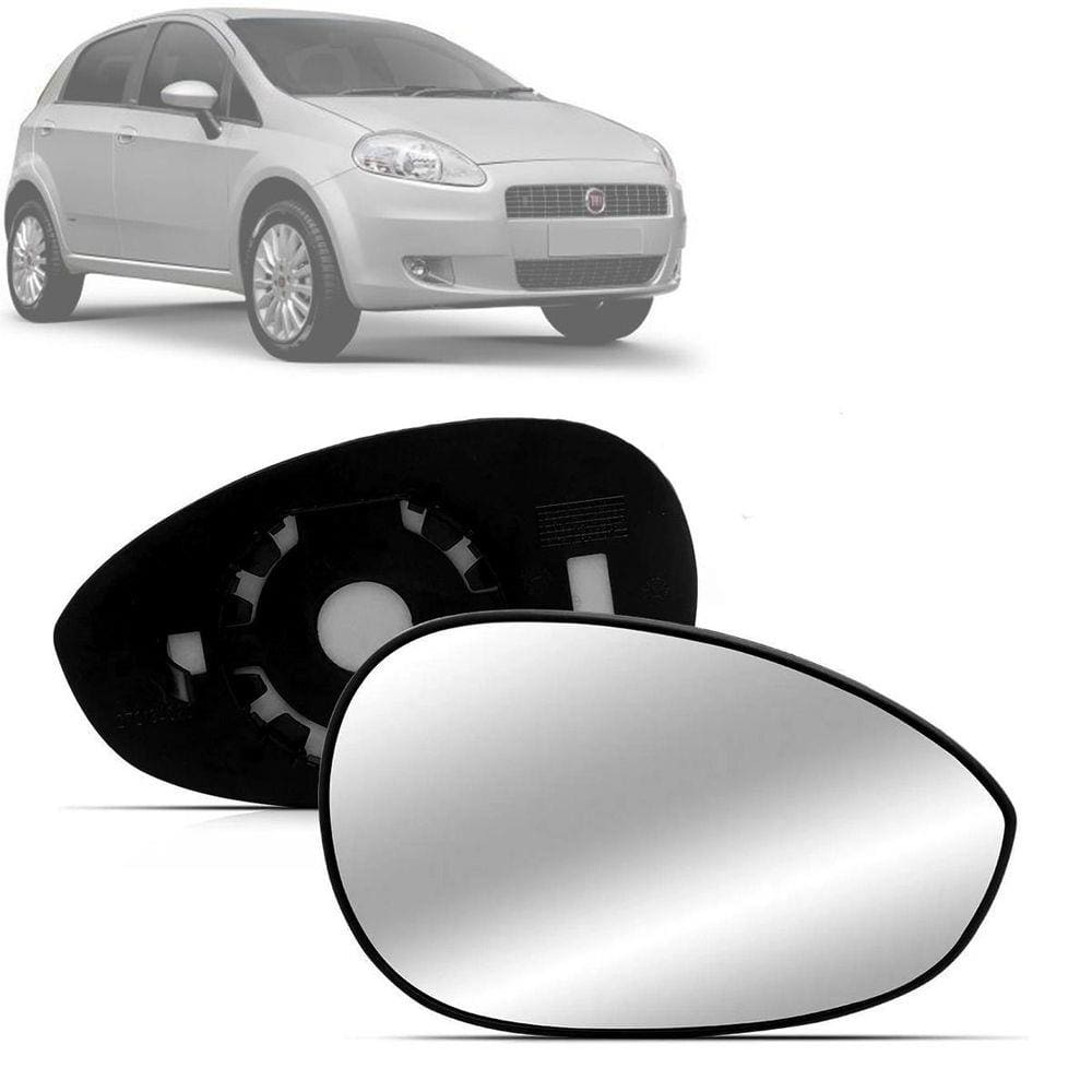 Par Lente Base Retrovisor Punto 2007 2008 2009 2010 2011 2012 2013 Convexo