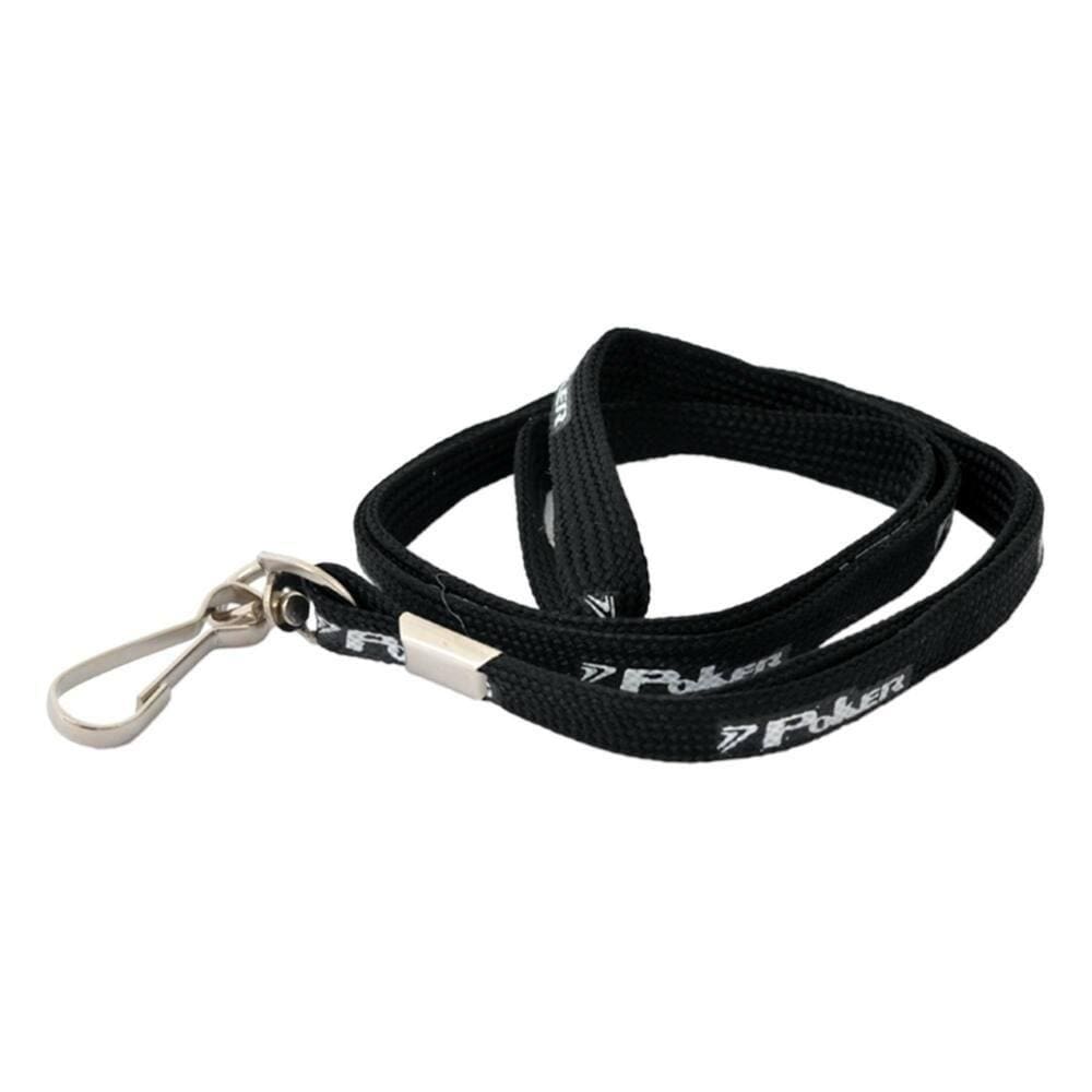 Cordão Para Apito com Mosquetão Poker - Preto